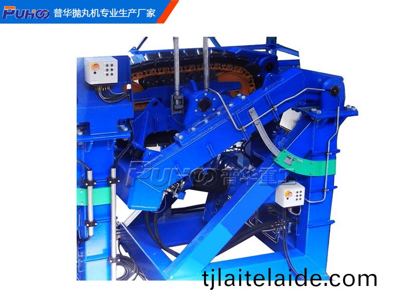 去(qu)除(chu)油(you)鑵體浮漿(jiang)、鏽(xiu)蝕(shi)抛丸機，油鑵除鏽清理(li)方案-青島普華重(zhong)工(gong)