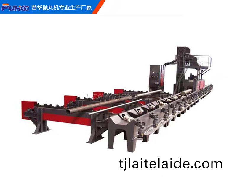 棒(bang)材(cai)清(qing)理抛(pao)丸(wan)機，棒材清理去(qu)氧化物清理方(fang)案-青島(dao)普華重(zhong)工(gong)