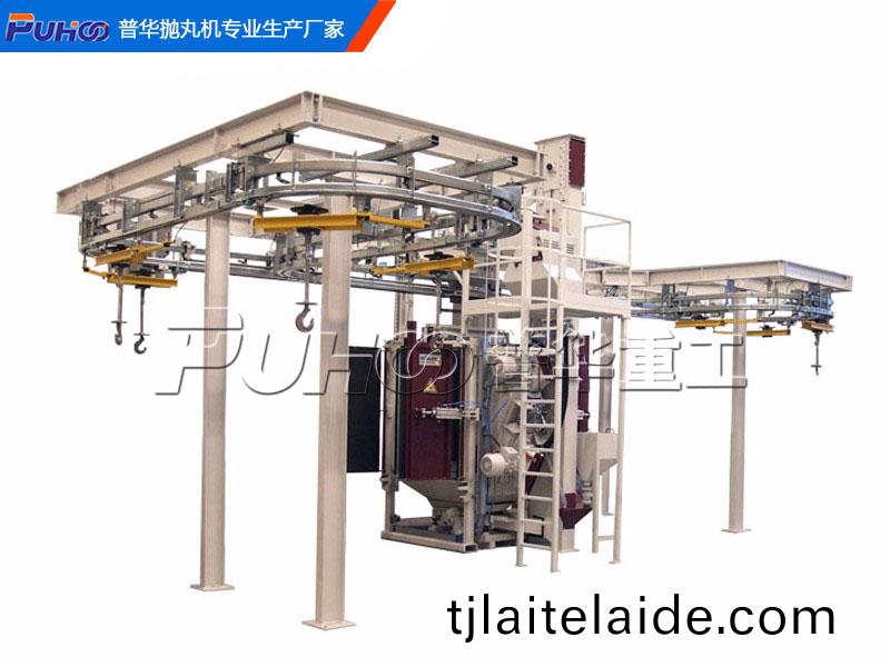 弔鉤通(tong)過(guo)式抛(pao)丸清(qing)理機(ji)-青島(dao)普(pu)華(hua)重工(gong)