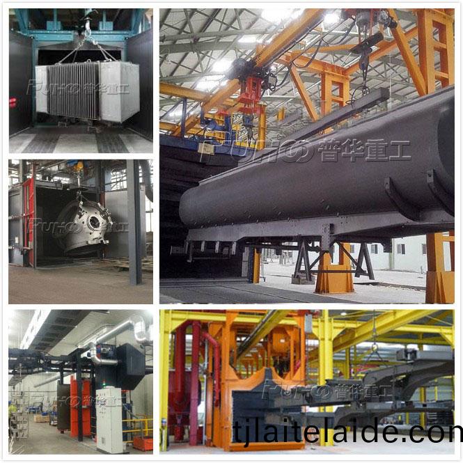汽車橫(heng)曏(xiang)穩(wen)定(ding)桿履(lv)帶式(shi)抛(pao)丸(wan)機，汽(qi)車穩(wen)定桿抛丸(wan)清砂除(chu)鏽(xiu)強(qiang)化方案(an)-青島(dao)普(pu)華(hua)重(zhong)工
