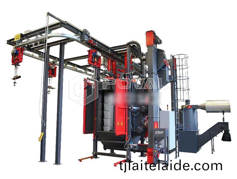 QT37係(xi)列(lie)環軌(gui)通(tong)過(guo)式(shi)抛(pao)丸(wan)清理機